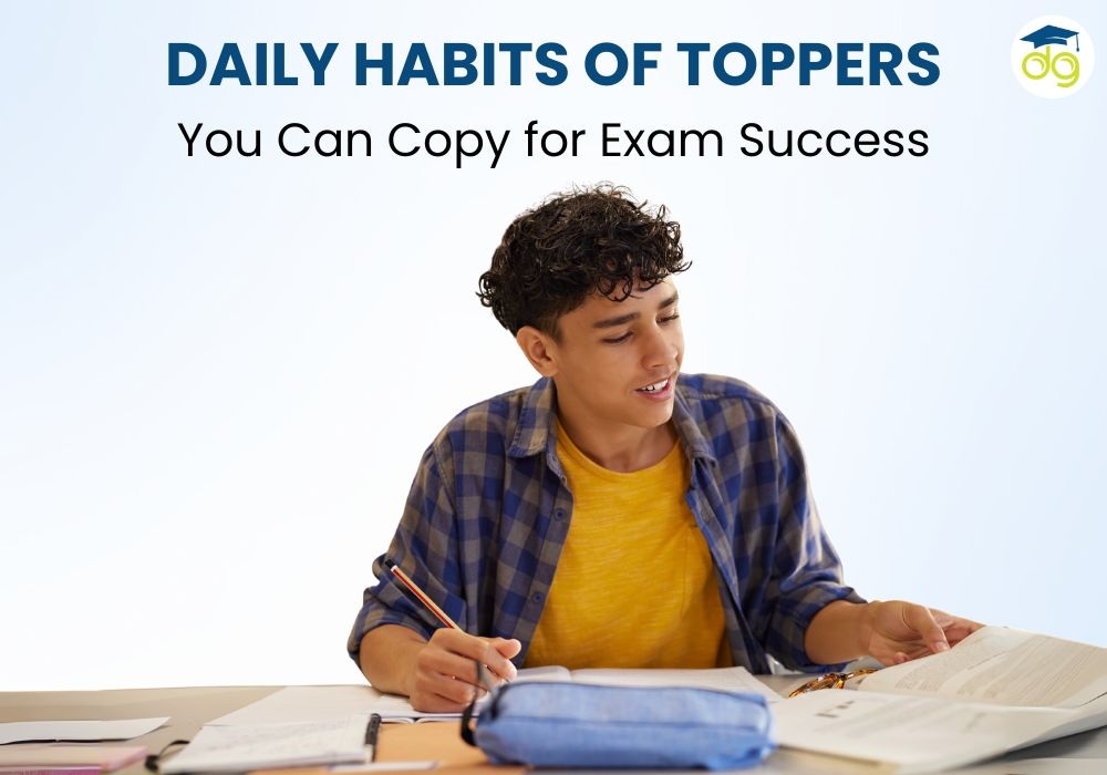 Student following a disciplined study routine at desk