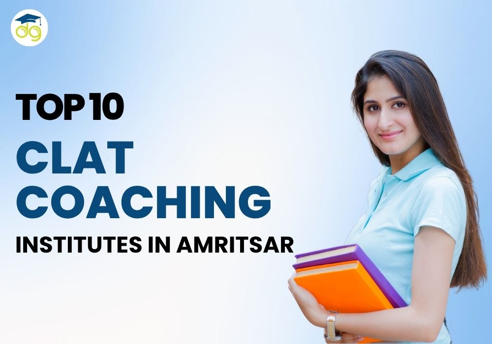 Students attending CLAT coaching class in Amritsar for law entrance exam preparation with books, notes, and test practice