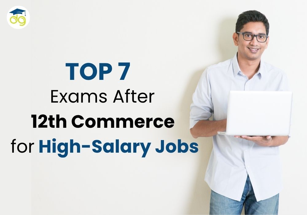 Commerce students preparing for competitive exams after 12th for high-salary jobs in finance, law, and management