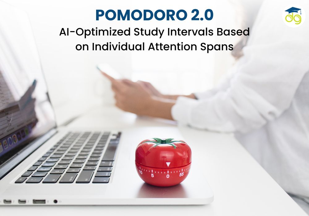 AI-powered Pomodoro timer adjusting study intervals based on student attention span