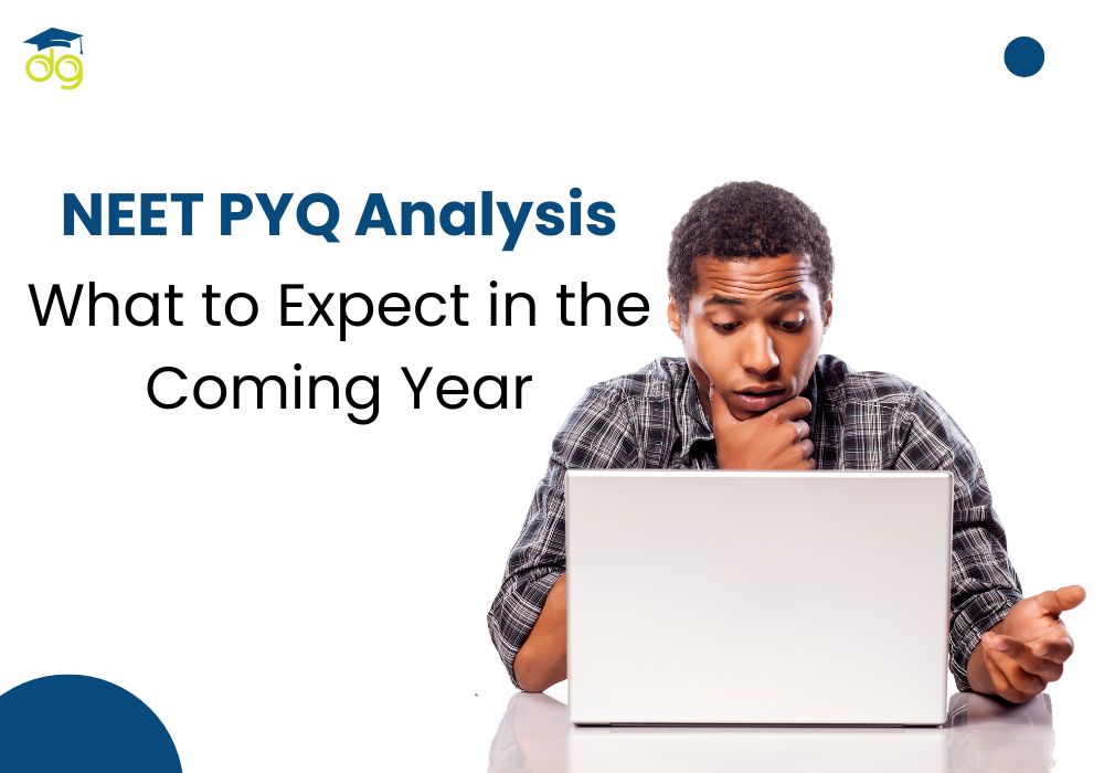 NEET PYQ analysis showing trends, subject weightage, and predictions for 2025 exam preparation