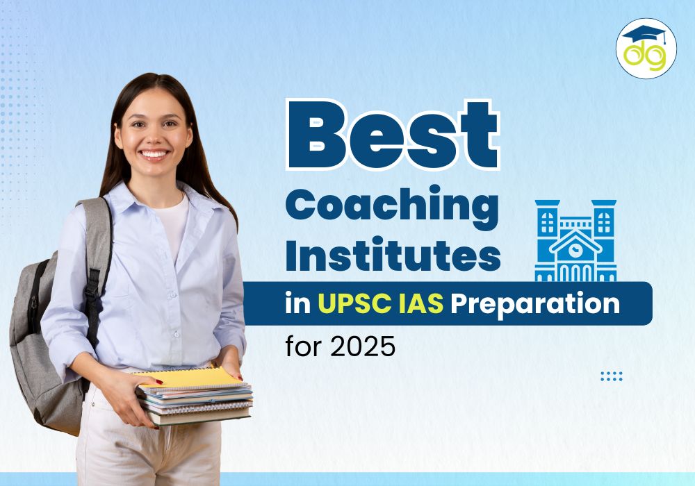 Students attending a top UPSC IAS coaching class with books, laptops, and notes for 2025 exam preparation
