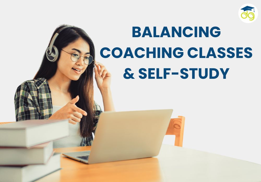 Students balancing coaching classes and self-study with smart time management tips