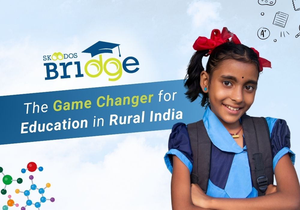 Skoodos Bridge revolutionizing rural education in India through digital learning and quality coaching access.