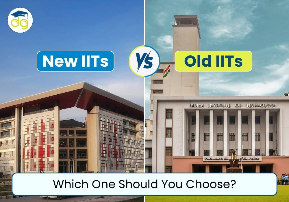 Comparison of New IITs vs Old IITs 2025 – placement, rankings, and campus life for engineering students.
